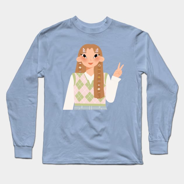 Soft girl Long Sleeve T-Shirt by Mangayubecik